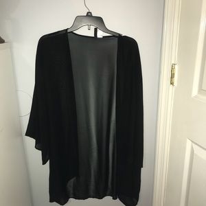 black kimono or beach cover up